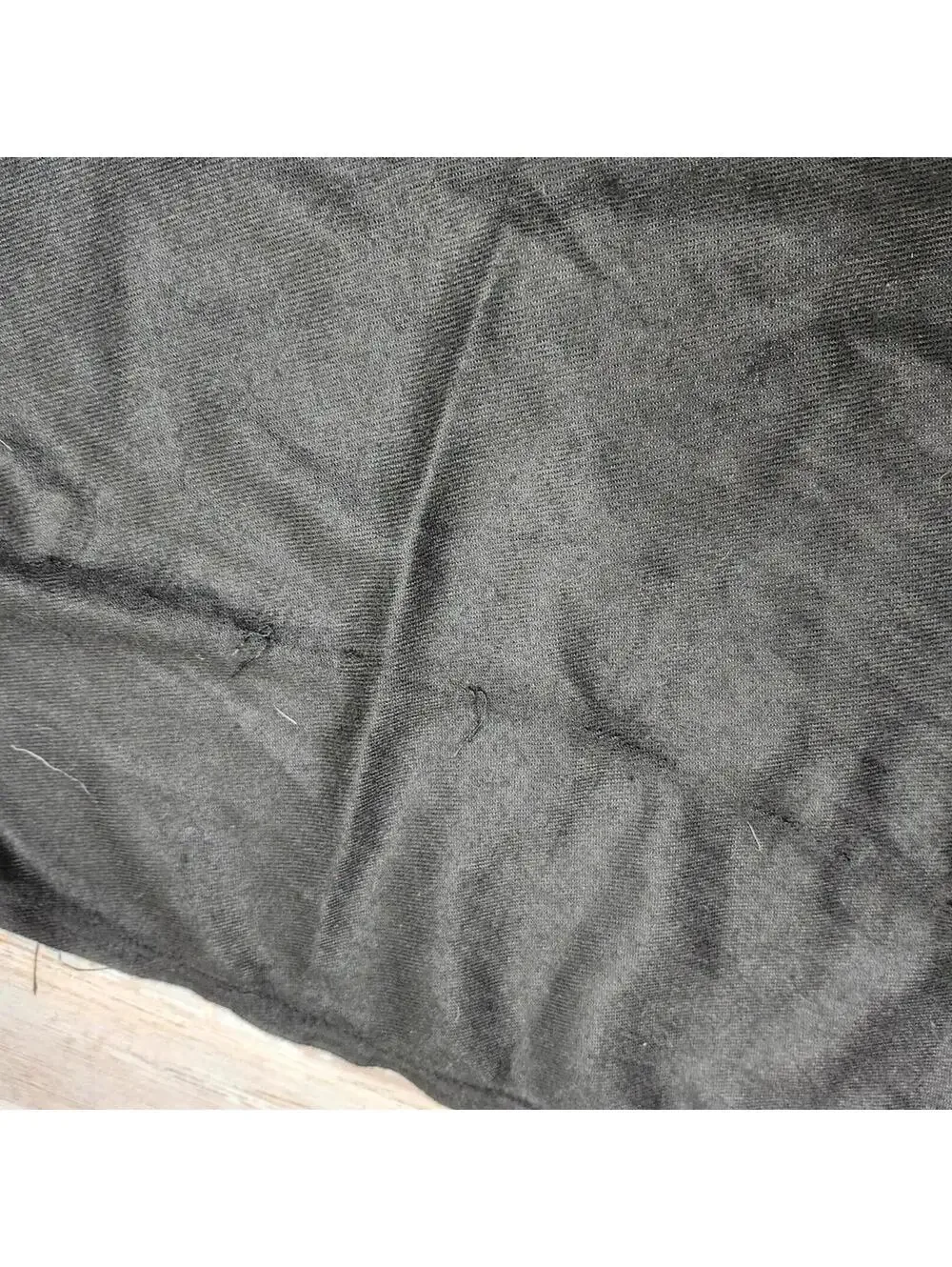 NWT Justin & Taylor Fringed Shawl Black - Flawed - See photos